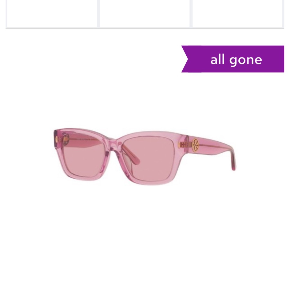 NWT Pink Tory Burch sunglasses